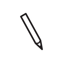 pencil icon vector trendy style