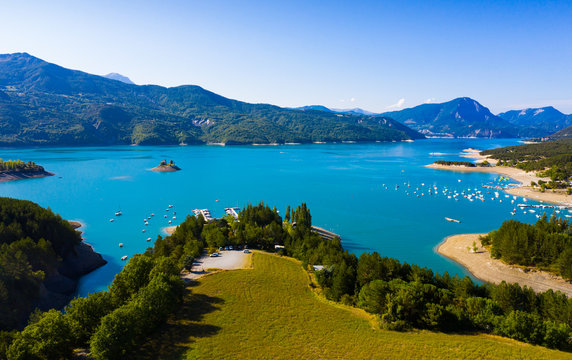 Lac de Serre-Poncon, France