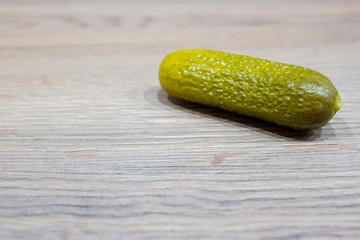Pickled cucumbers, gherkins, dill, vegetable, food photography, close up