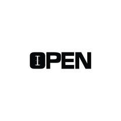 open logo simple