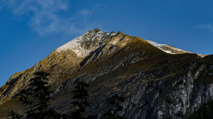 alps mountains clouds autumn 