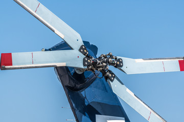 Tail propeller of a large helicopter