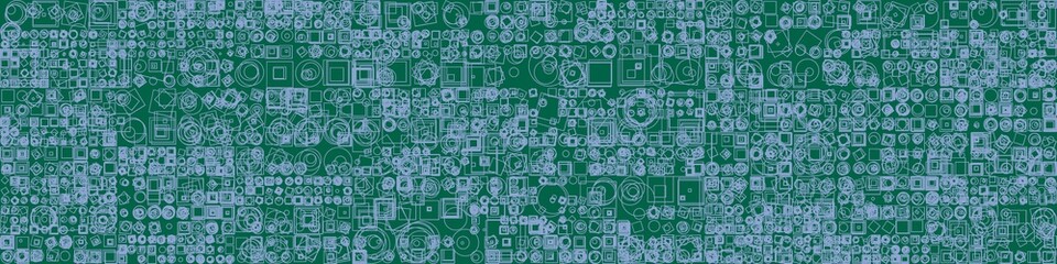 Abstract Symbols Random Distributed Pattern Computational Generative Art background illustration