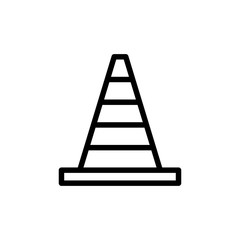 Block cone icon