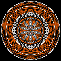 abstract background with wheel