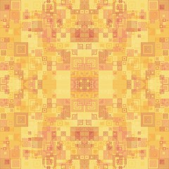 Abstract Symbols Random Distributed Pattern Computational Generative Art background illustration