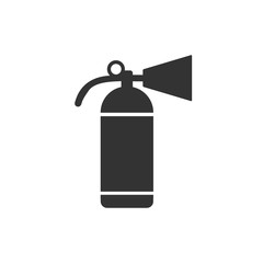 Fire extinguisher icon template color editable. Fire danger. Fire protection symbol vector sign isolated on white background. Simple logo vector illustration for graphic and web