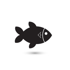 Fish Icon. Sea Food or Farm Element Illustration As A Simple Vector Sign Trendy Symbol for Design, Websites, Presentation or