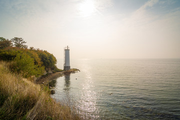Leuchtturm an der Ostsee auf Insel Rügen