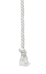 Braided rope with knot