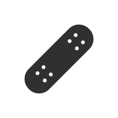 Isolated skateboard flat vector design