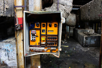 abandoned machinery
