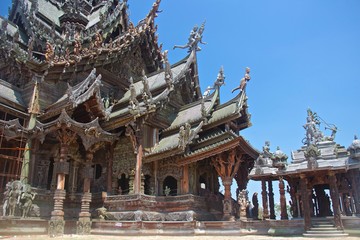 Naklejka premium temple in thailand