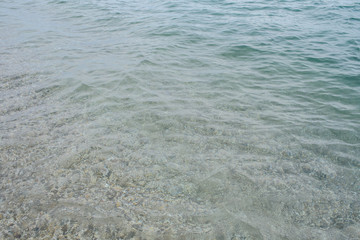 The shore of the Black Sea. Warm air and sea, tourism and pleasure