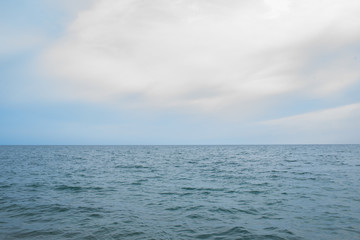 The shore of the Black Sea. Warm air and sea, tourism and pleasure