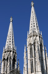 Votive Church Votivekirche towers Vienna Austria