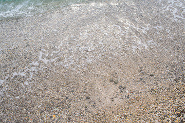 The shore of the Black Sea. Warm air and sea, tourism and pleasure