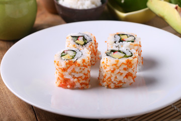 California sushi rolls