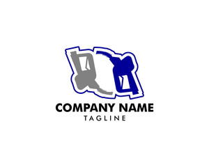 Gasoline Pump Nozzle Logo Template Design