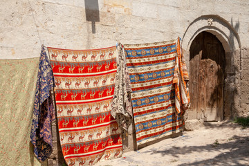 Carpets for sale at Mustafapasa, Cappadocia, Turkey