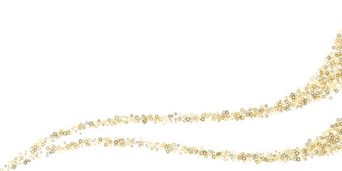 Glitter Stars. Luxury Confetti tiny Gold Christmas © Сашка Шаргаева