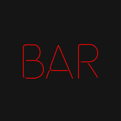 Neon icon line drawing, vector illustration design. Neon collection.