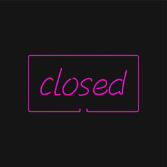 Neon icon line drawing, vector illustration design. Neon collection.