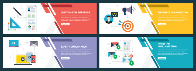 Digital marketing and safety communication.