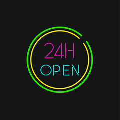 Neon icon line drawing, vector illustration design. Neon collection.