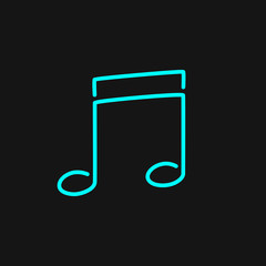 Neon icon line drawing, vector illustration design. Neon collection.