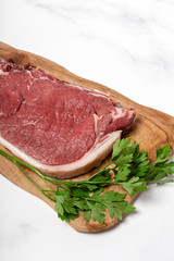Raw beef steak for grill, BBQ or cooking