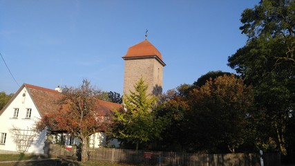 Obraz premium Brunnenhaus in Schillingsfürst