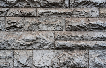 Close up in stone wall background