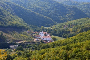 an old Serbian Orthodox monastery