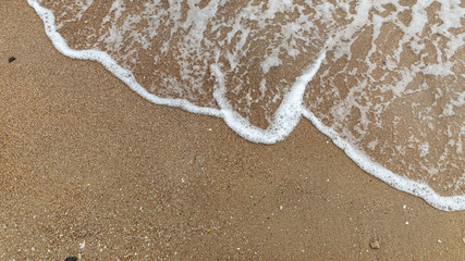 Beautiful sea surf on the Adriatic