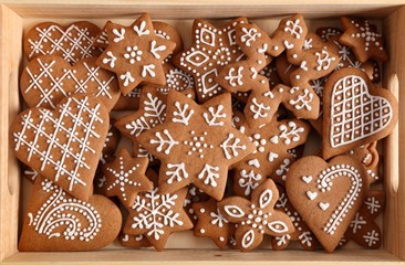 Gingerbread cookies.