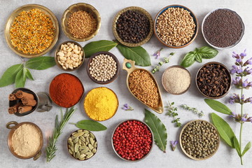 Herbs and spices.