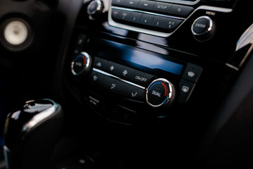 Obraz na płótnie Canvas Air conditioner system in modern car