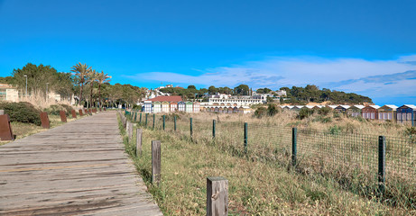 Fully equipped modern Spanish city beach S'Agaro, Girona, Spain