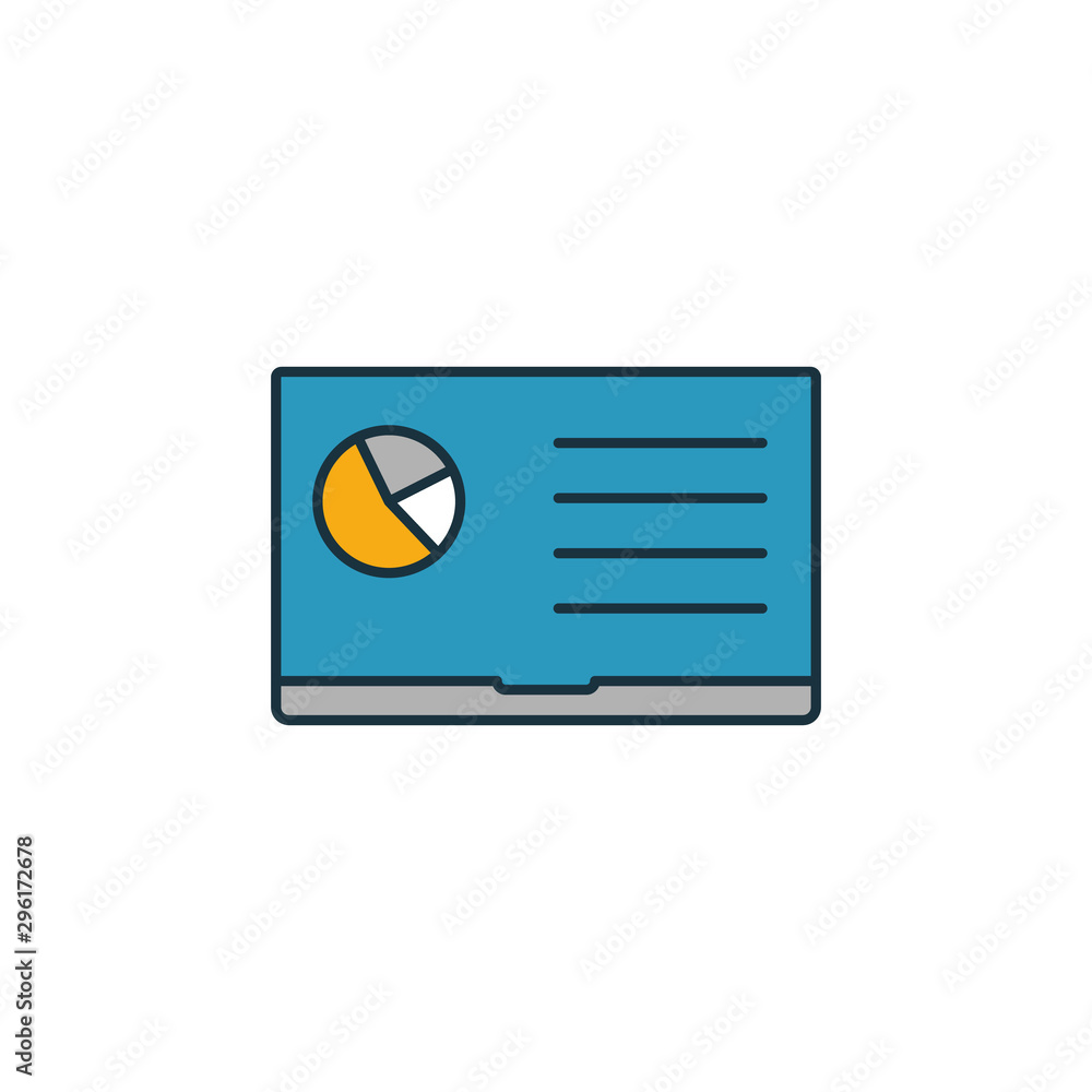 Poster infographic icon set. four elements in diferent styles from content icons collection. creative infog