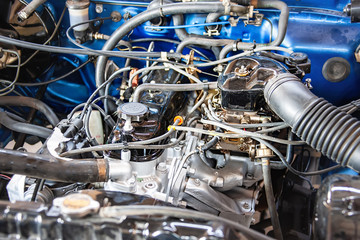Fototapeta premium Car engine