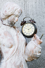 Detail old alarm clocks