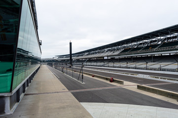 View of the Indianapolis Motor Speedway