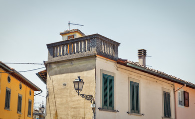 Fototapeta na wymiar Montopoli in Val d'Arno ancient architecture. Tuscany, Itaky.