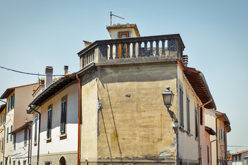 Montopoli in Val d'Arno ancient architecture. Tuscany, Itaky.