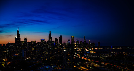 Fototapeta na wymiar Chicago Skyline 4