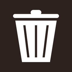 Trash bin icon