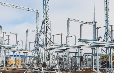 Construction of a new power substation