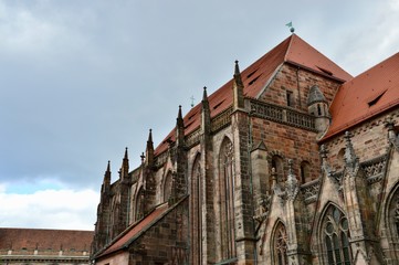 Old church in Nuremberg Germany