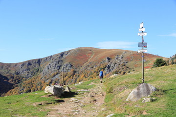 Sentier de la vallée de Munster en automne (Hohneck)